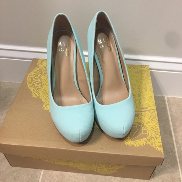 Mix No. 6 Shoes - Mint high heels